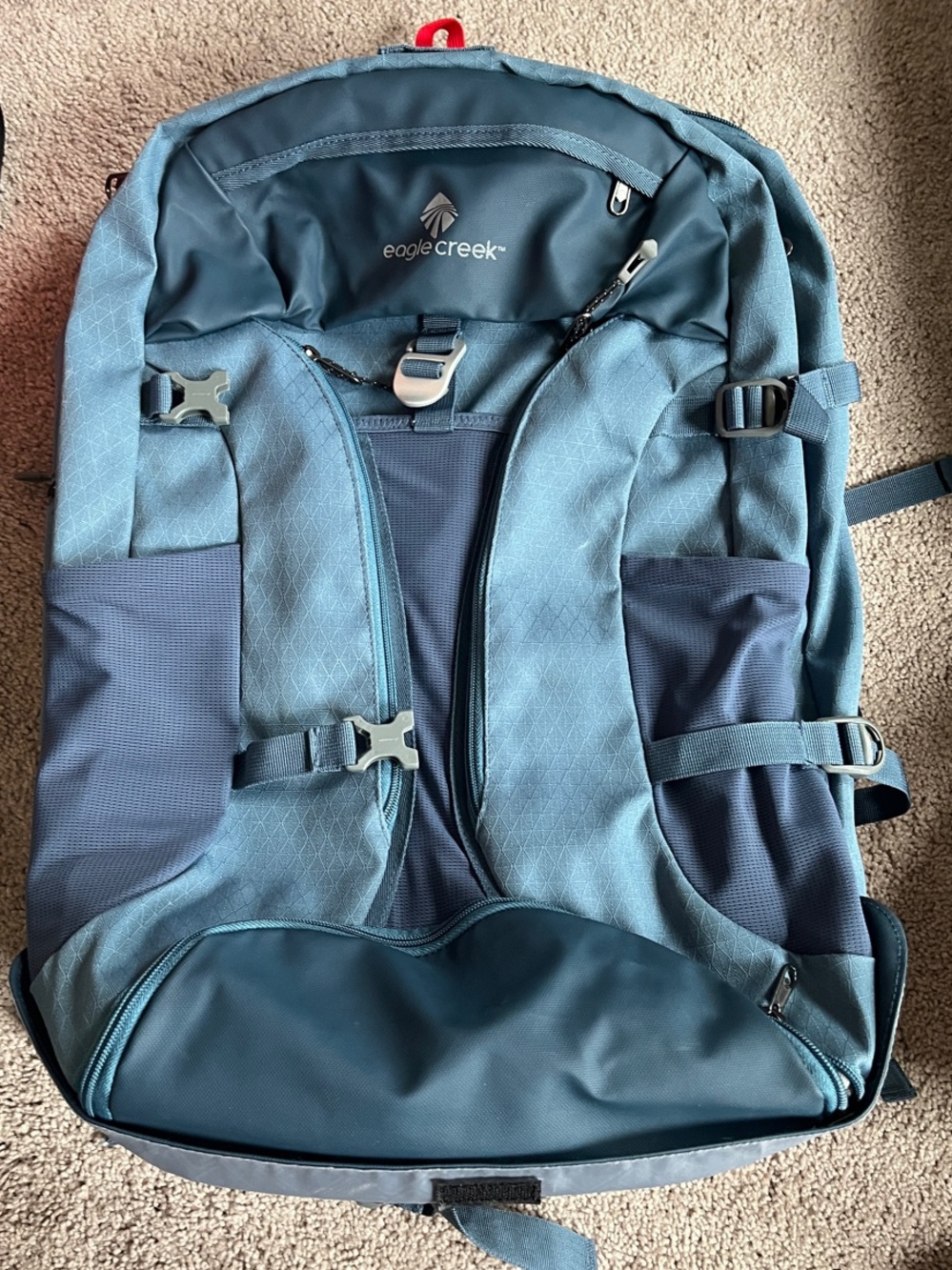 Men's Blue Travel Backpack